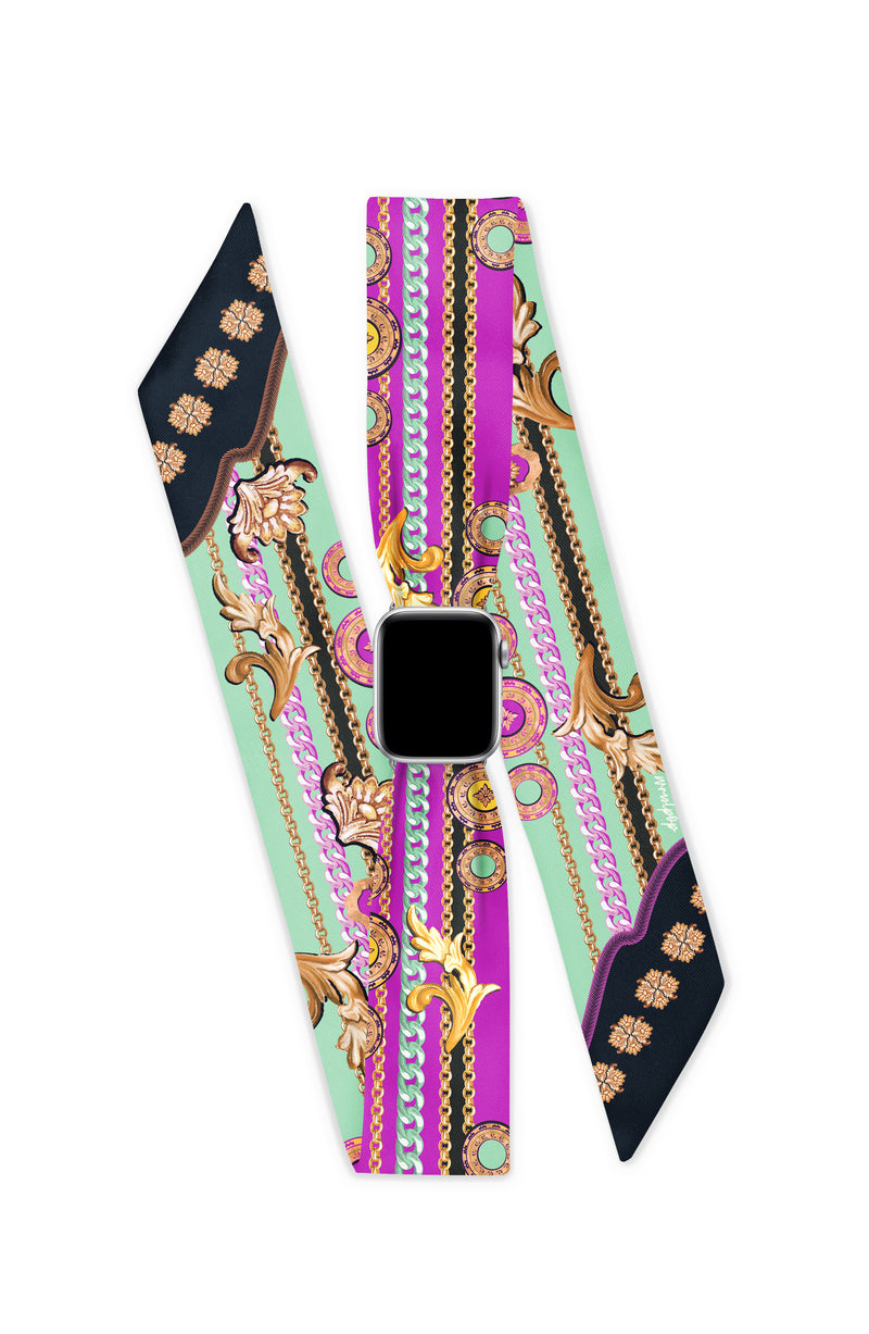 LUCKY APPLE WATCH SCARF BAND (CONNECTORS INCLUDED)