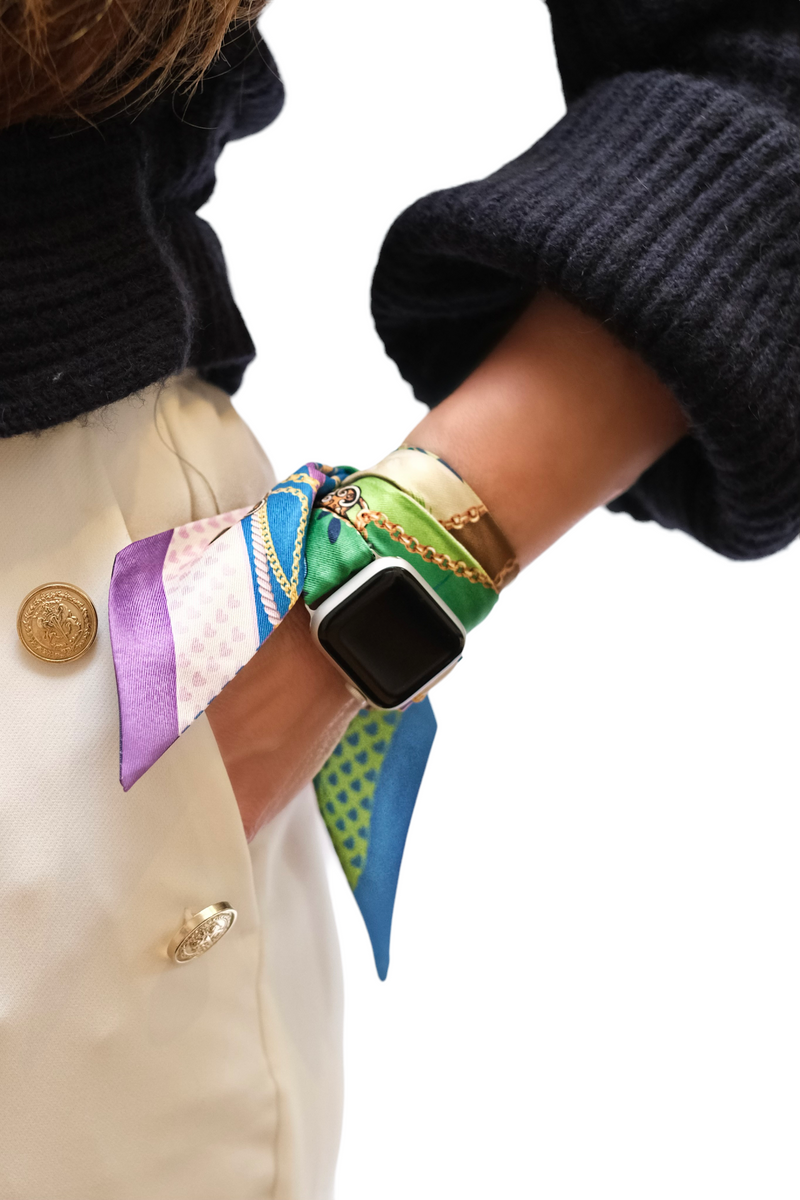 FOURPLAY 5 APPLE WATCH SCARF BAND (CONNECTORS INCLUDED)