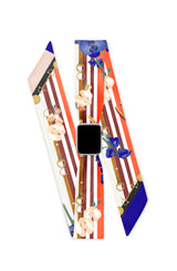 BUTTERSCOTCH APPLE WATCH SCARF BAND (CONNECTORS INCLUDED)